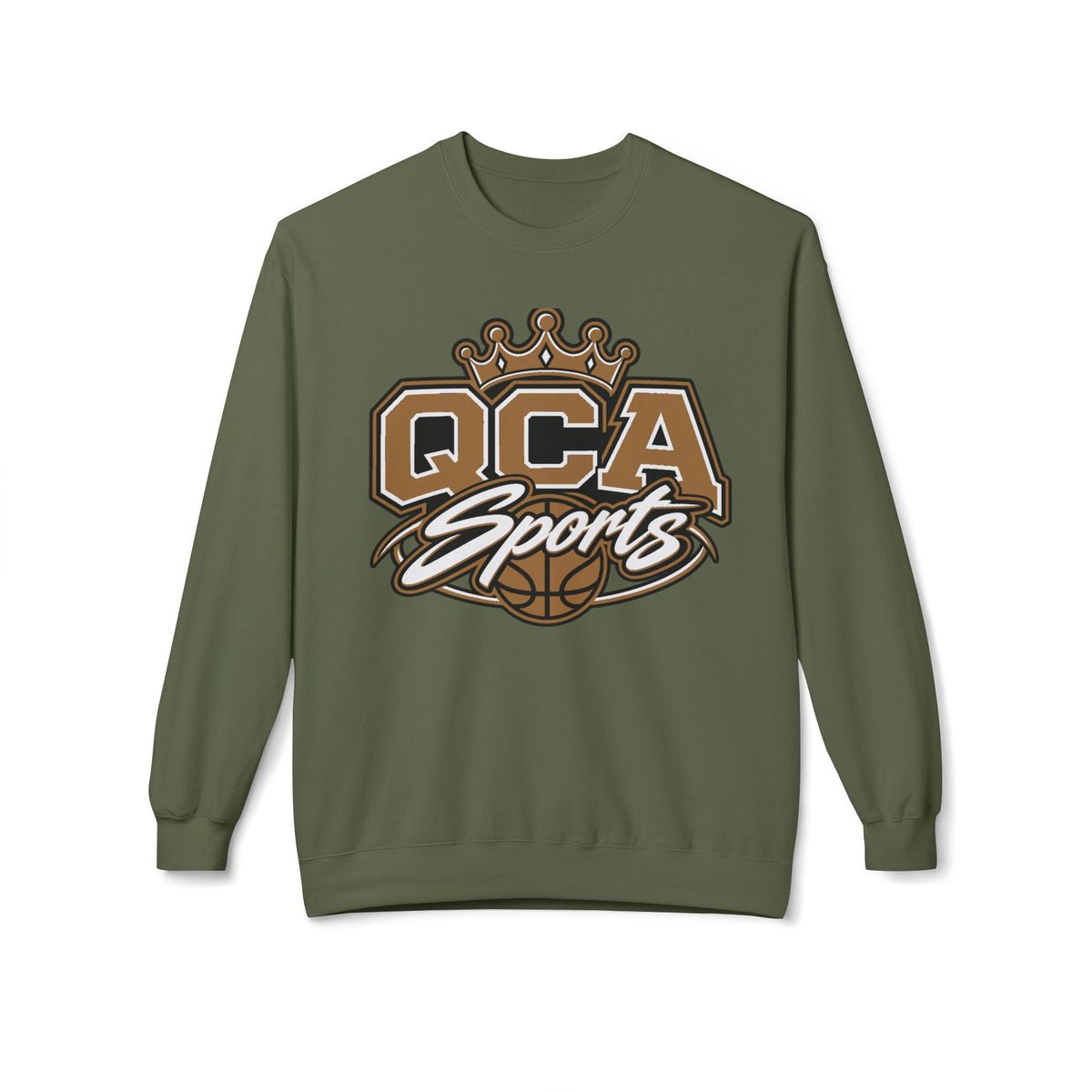 QCA Sports Crewneck Sweatshirt – 'Que Cap A Lot' Basketball Team Pullover