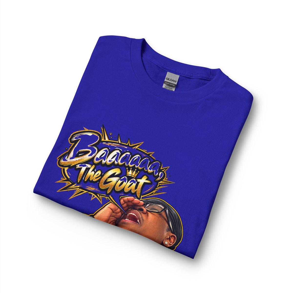The Goat Graphic Long Sleeve Tee — 'Quis Cap A Lot' Fan Shirt