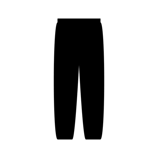 QCA Crown Sweatpants — 'Quis Cap Alot' Vertical Text Joggers