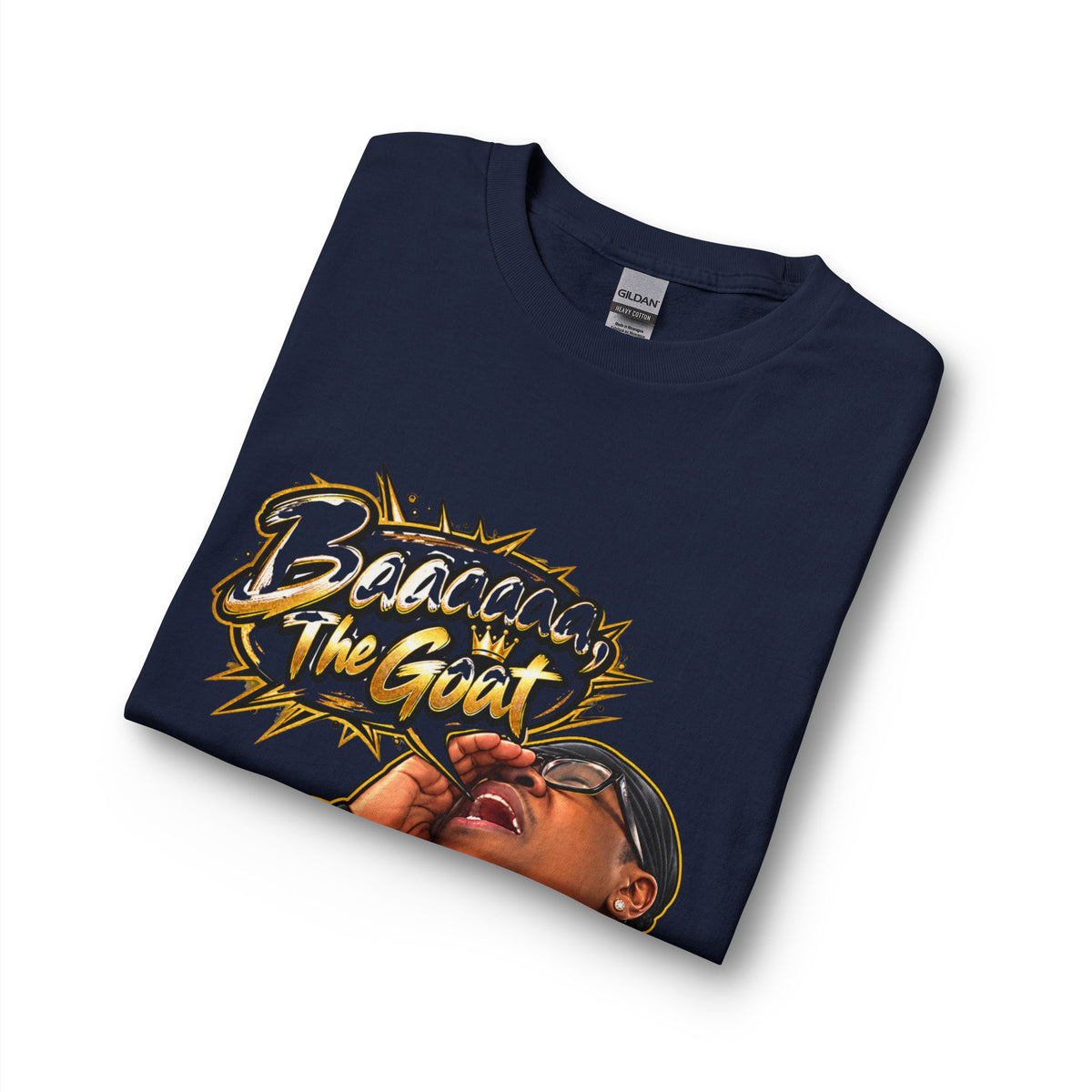 The Goat Graphic Long Sleeve Tee — 'Quis Cap A Lot' Fan Shirt