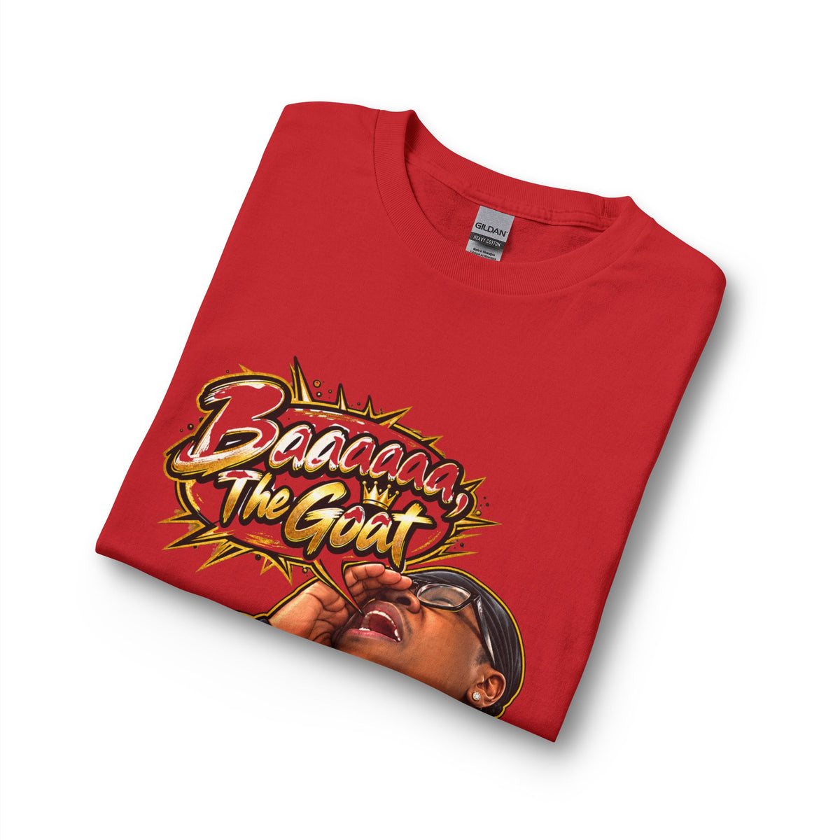 The Goat Graphic Long Sleeve Tee — 'Quis Cap A Lot' Fan Shirt