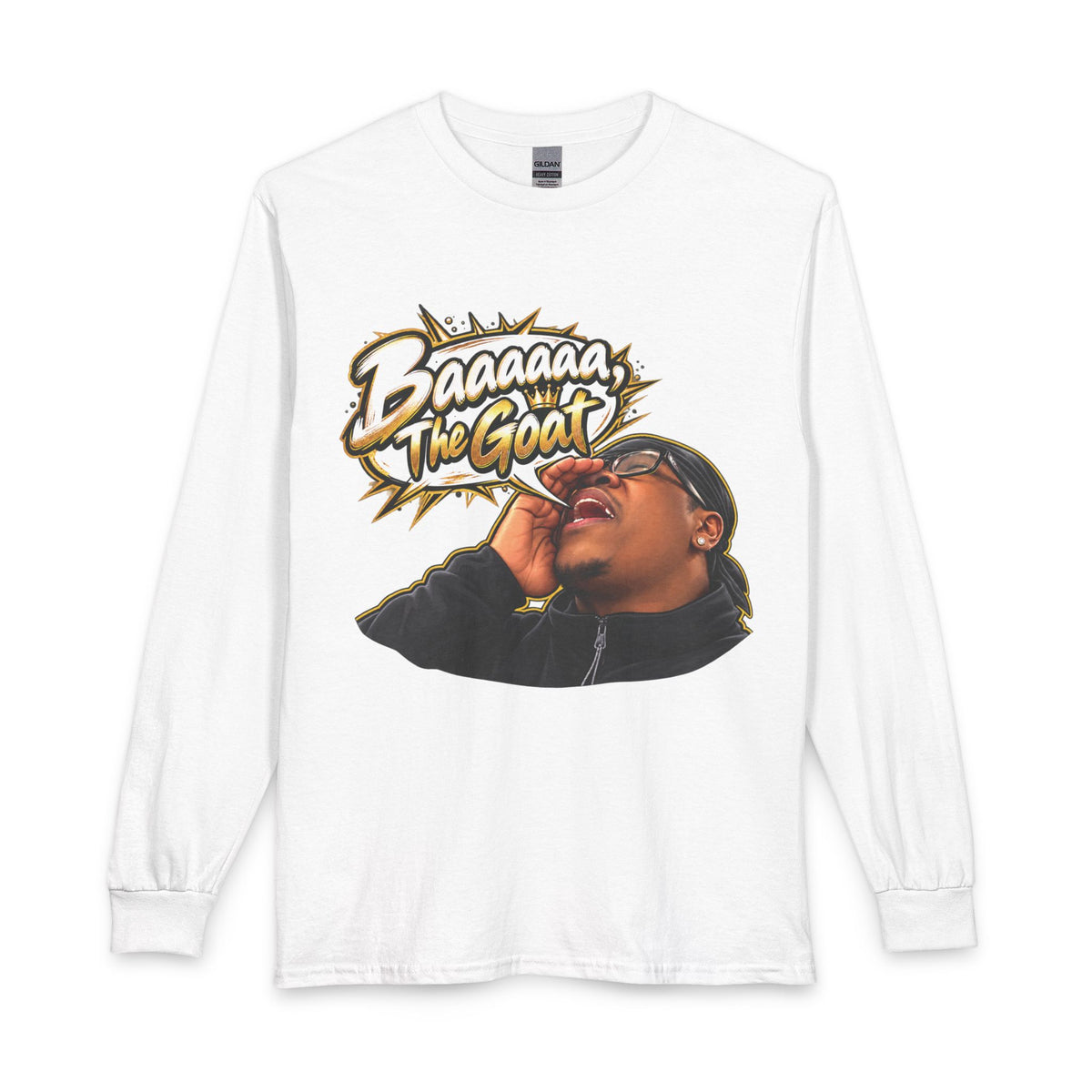 Baaaaaa The Goat Long Sleeve Tee — QuisCaps Graphic Shirt