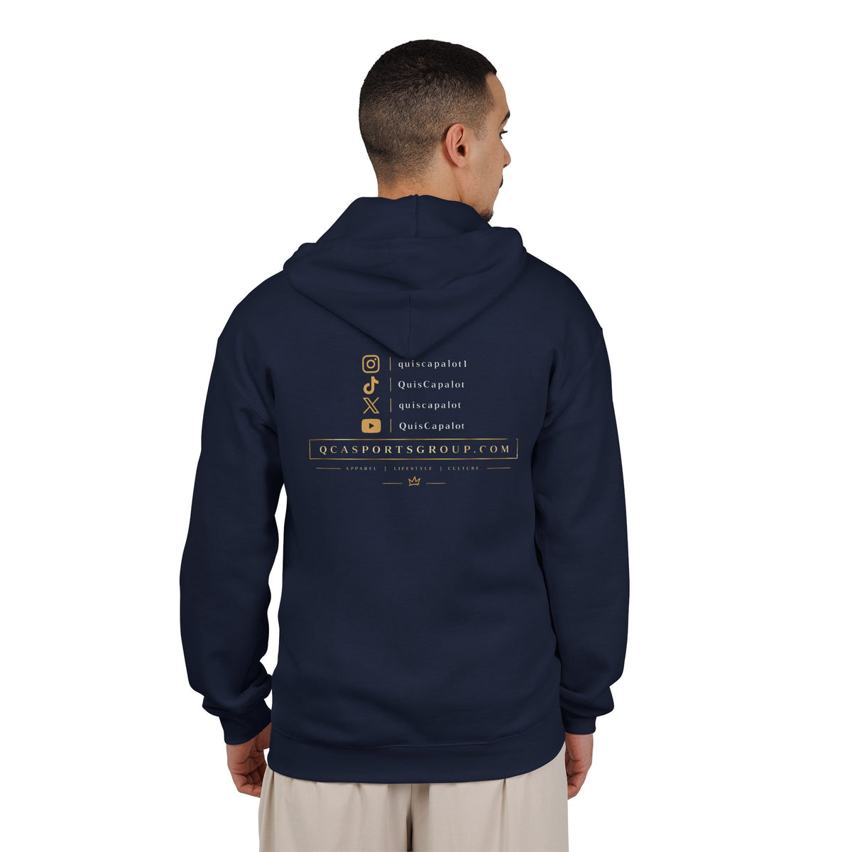Zip Hoodie — Bold 'F*ck No Hell No Absolutely Not' Graphic Full-Zip Hoodie