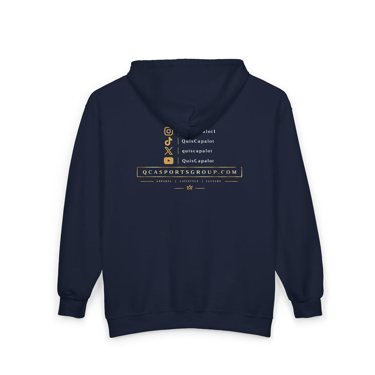 Zip Hoodie — Bold 'F*ck No Hell No Absolutely Not' Graphic Full-Zip Hoodie