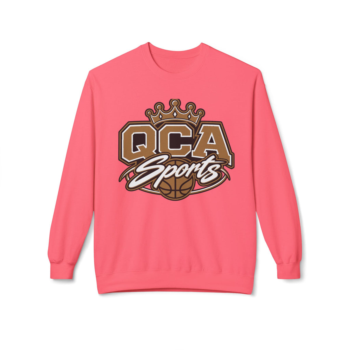QCA Sports Crewneck Sweatshirt – 'Que Cap A Lot' Basketball Team Pullover