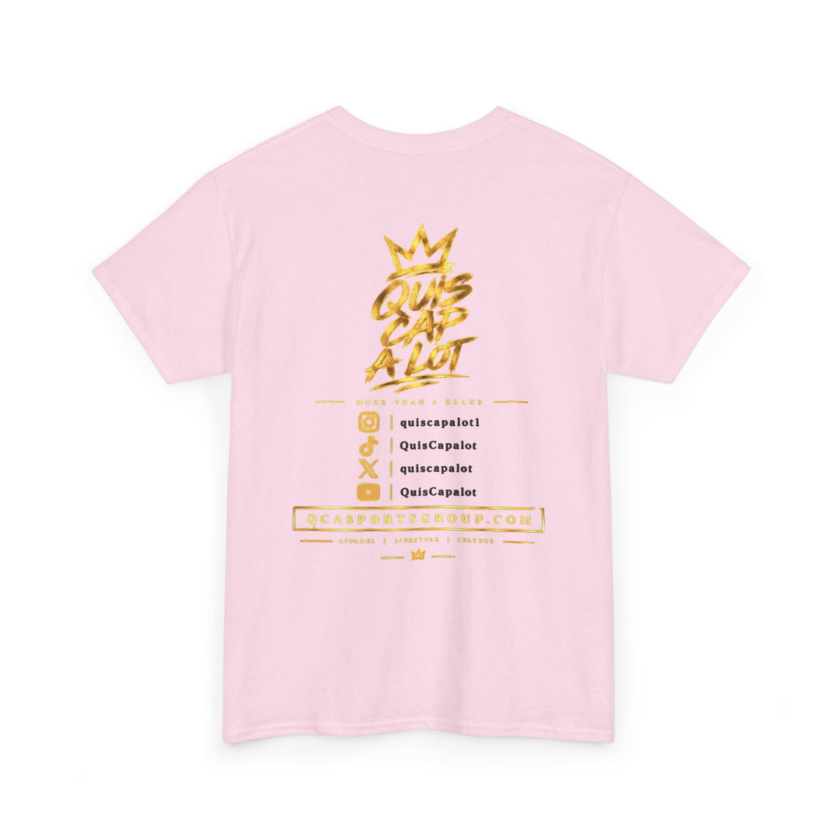 T-Shirt — 'Fake Stats' Gold Crown Graphic Tee (Streetwear, Social Media Creator Merch)