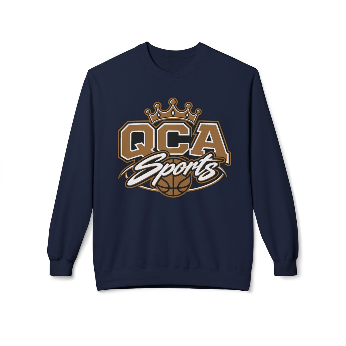 QCA Sports Crewneck Sweatshirt – 'Que Cap A Lot' Basketball Team Pullover