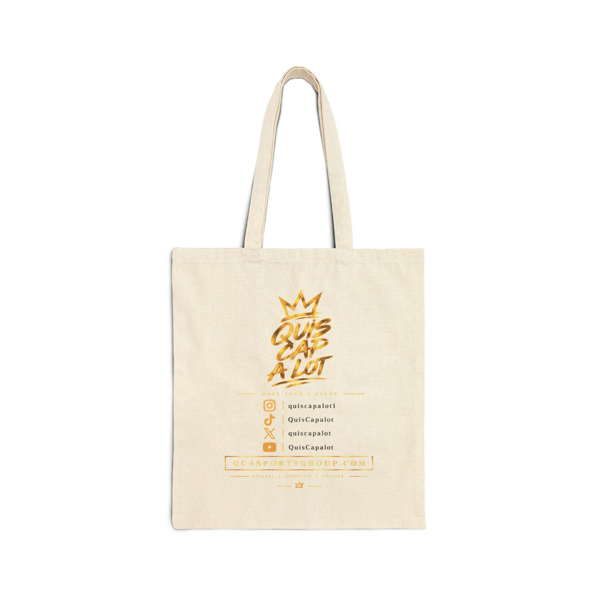 Cotton Canvas Tote Bag