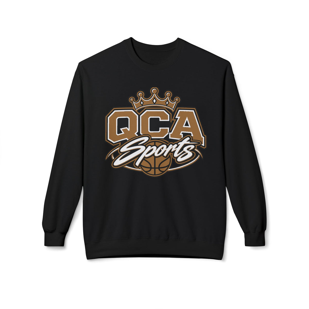 QCA Sports Crewneck Sweatshirt – 'Que Cap A Lot' Basketball Team Pullover